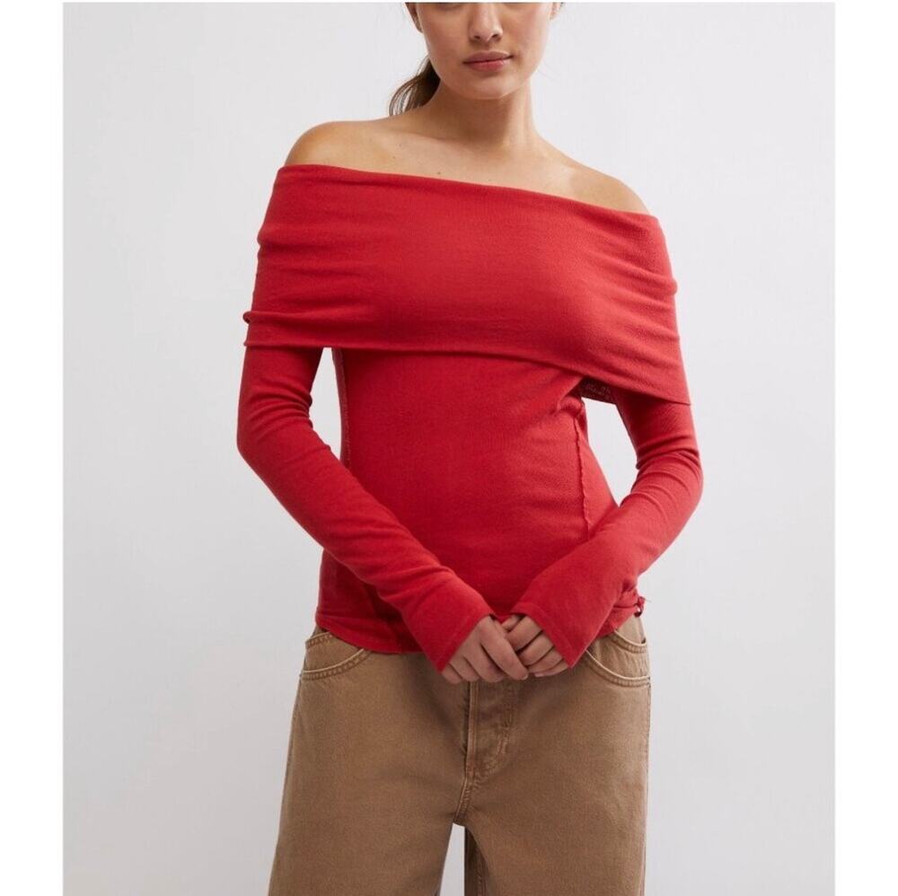 Free People We The Free Iris Layering Top Samba red OB2107102